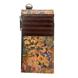 Patricia Nash Floral Leather Cardholder Wallet